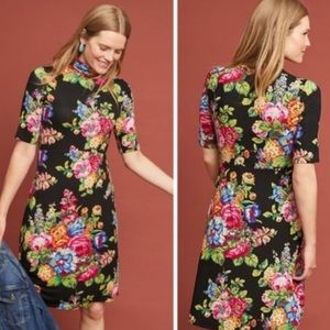Anthropologie Coreyell Turtleneck Stretchy Dress